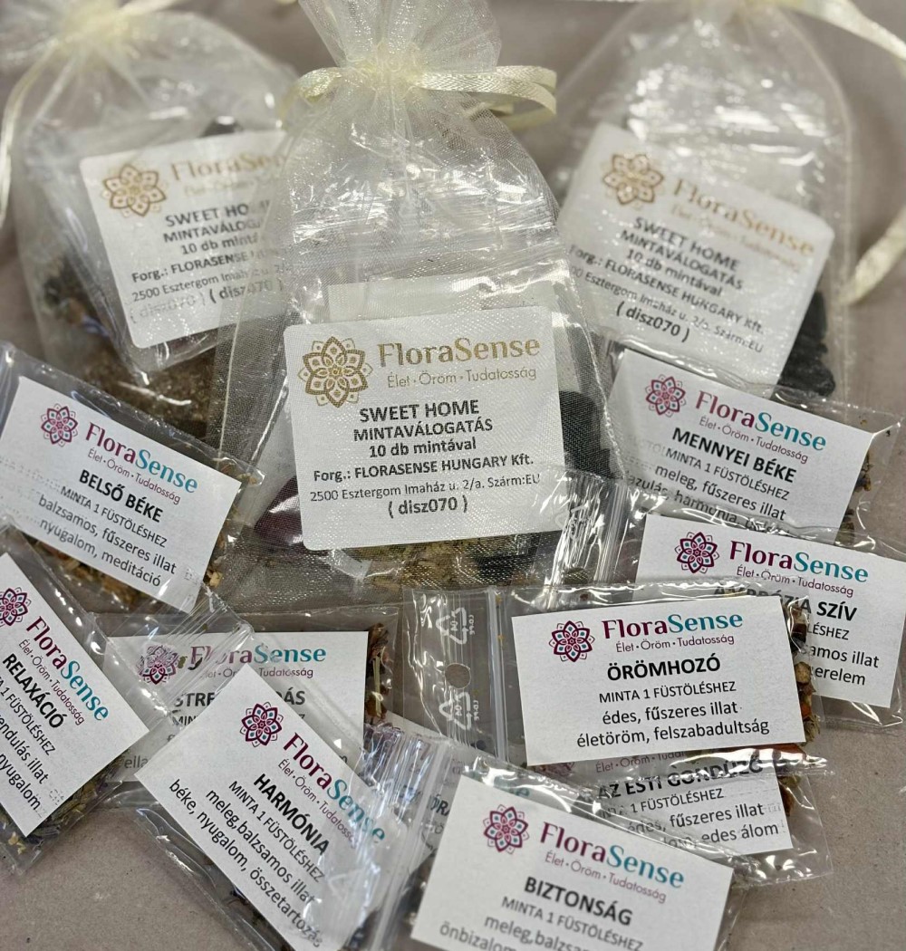 10 féle füstölőszer minta wellness füstölőkeverékekből - leginkább rácsos vagy lapkás füstöléshez